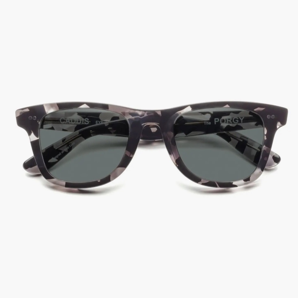 NWT - Caddis Tortoiseshell polarized Sunglasses - Gray Lenses- never used! - Picture 2 of 8